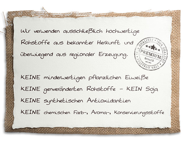 Premium Hundefutter mit Garantie